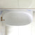 Byron Egg 1500mm Left Corner Artificial Stone Freestanding Bath, Matte White