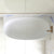 Byron Egg 1500mm Right Corner Artificial Stone Freestanding Bath, Matte White