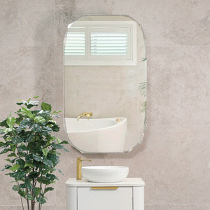 Classic Jewel 600mm x 1000mm Mirrored Shaving Cabinet, Matte White