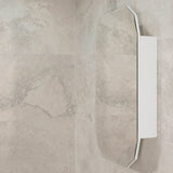 Classic Jewel 600mm x 1000mm Mirrored Shaving Cabinet, Matte White