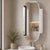 Classic Jewel 600mm x 1000mm Mirrored Shaving Cabinet, Matte White
