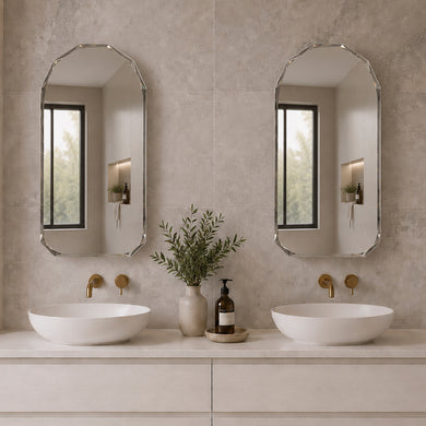 Arch Jewel 450mm x 900mm Mirrored Shaving Cabinet, Matte White