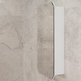 Radiant Jewel 450mm x 900mm Mirrored Shaving Cabinet, Matte White