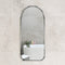 Arch Jewel 400mm x 900mm Frameless Mirror with Jewelled Edge