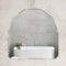 Arch Jewel 900mm x 900mm Frameless Mirror with Jewelled Edge