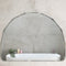 Arch Jewel 1200mm x 900mm Frameless Mirror with Jewelled Edge