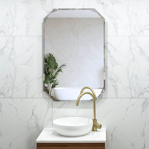 Radiant Jewel 600mm x 900mm Frameless Mirror with Jewelled Edge