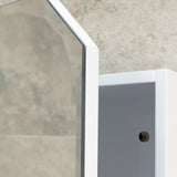 Classic Jewel 400mm x 900mm Mirrored Shaving Cabinet, Matte White