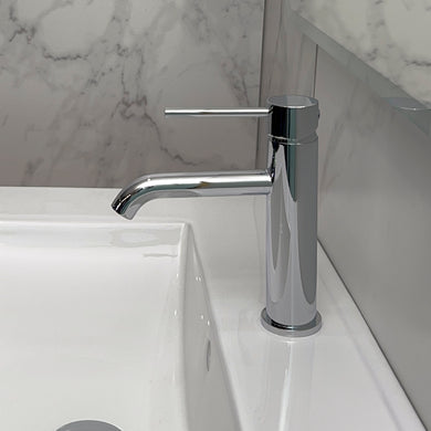 Profile III Short Basin Mixer, Polished Chrome