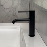 Profile III Short Basin Mixer, Chromium Matte Black