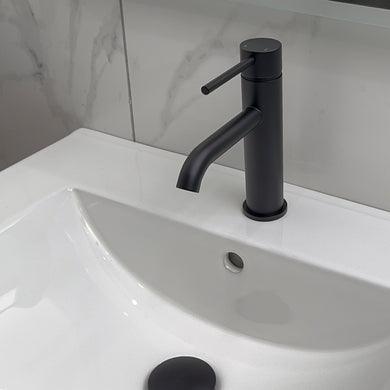 Profile III Short Basin Mixer, Chromium Matte Black