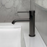 Profile III Short Basin Mixer, PVD Brushed Gunmetal