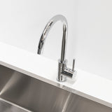 Profile III Gooseneck Sink Mixer, Polished Chrome