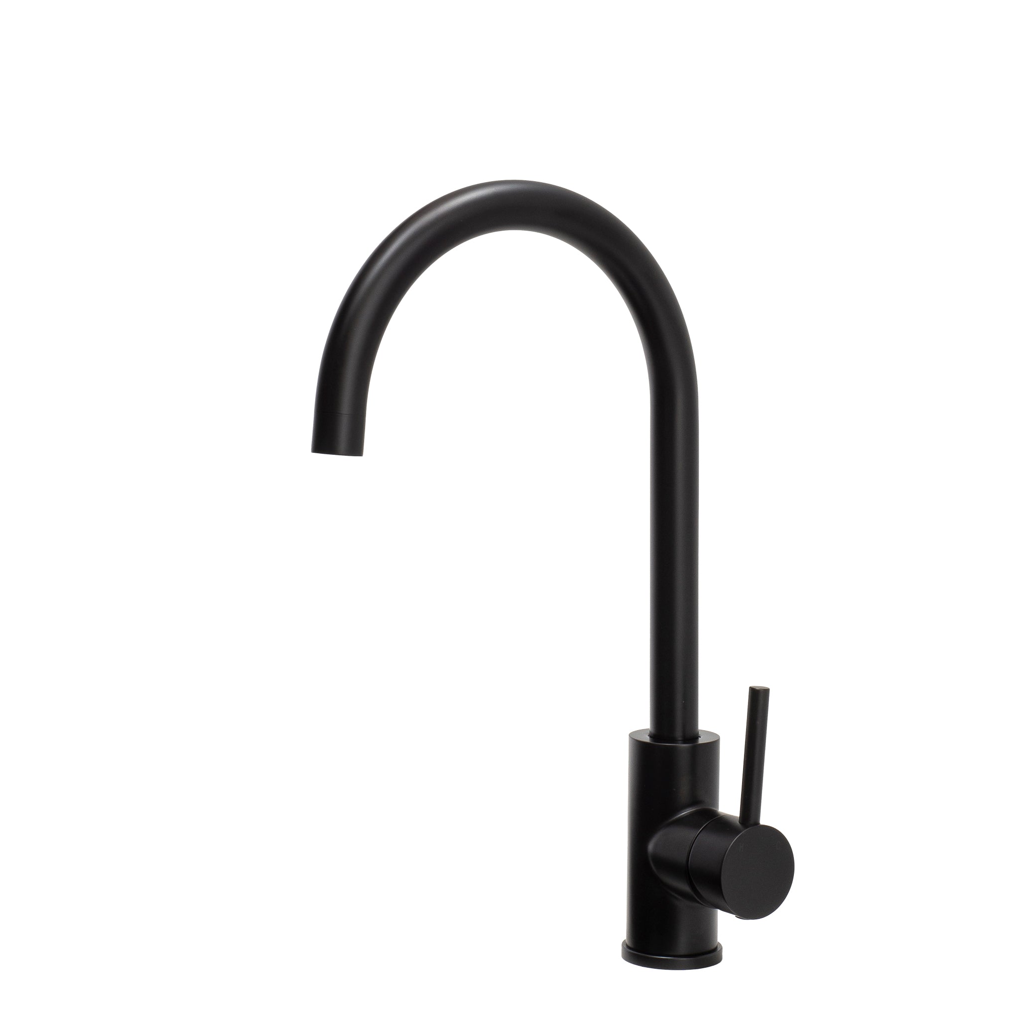 Profile III Gooseneck Sink Mixer, Chromium Matte Black