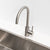Profile III Gooseneck Sink Mixer, Brushed SS Nickel