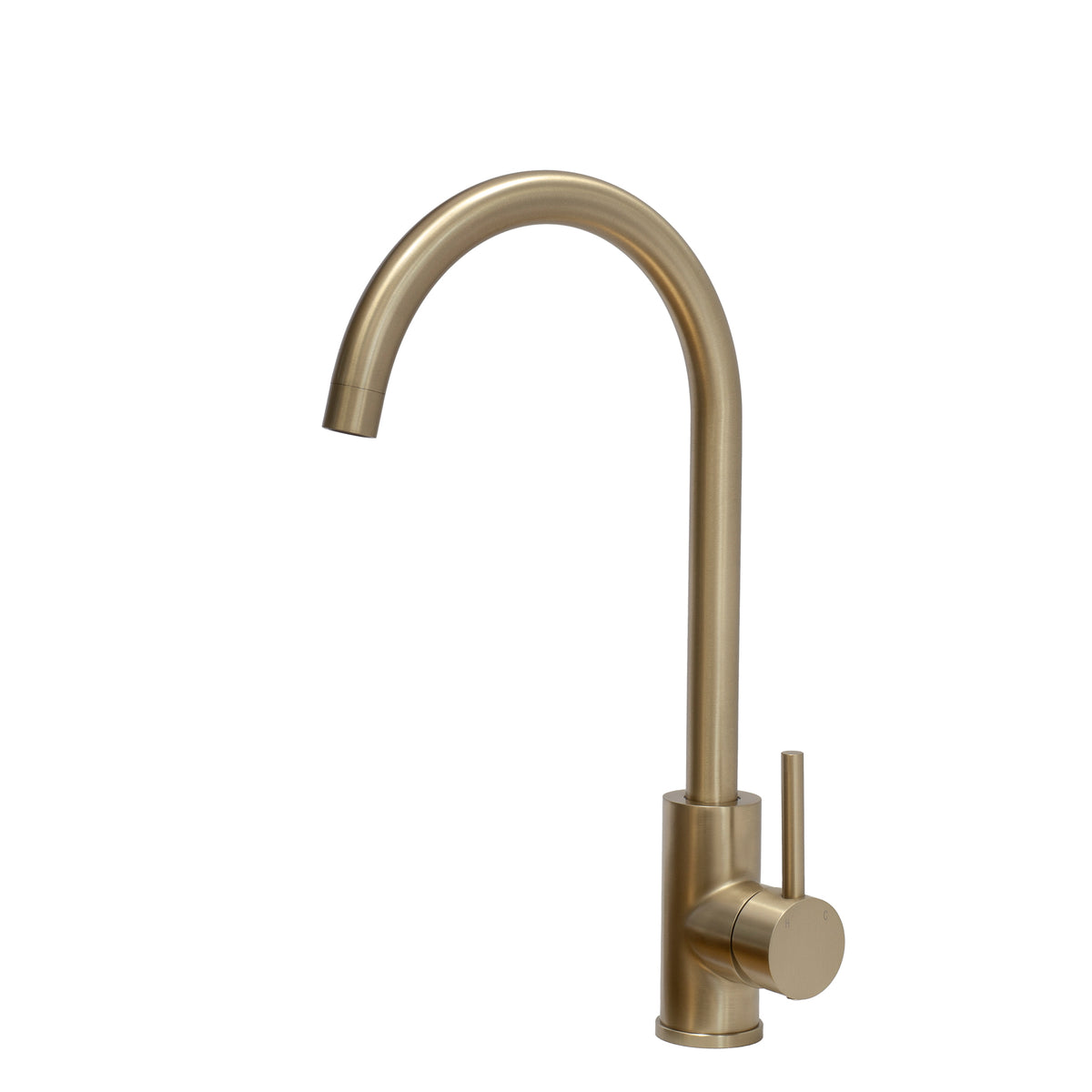 Profile III Gooseneck Sink Mixer, PVD Brushed Brass (Gold)