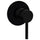 Profile III Shower/ Bath Wall Mixer with 95mm Round Plate, Chromium Matte Black