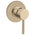 Profile III Shower/ Bath Wall Mixer with 95mm Round Plate, PVD Brushed Brass Gold