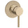 Profile III Shower/ Bath Wall Mixer with 95mm Round Plate, PVD Brushed Brass (Gold)