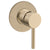 Profile III Shower/ Bath Wall Mixer with 95mm Round Plate, PVD Brushed Brass Gold