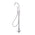 Profile III Floor Mounted Bath Filler with Mixer and Hand Shower, Polished Chrome