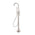 Profile III Floor Mounted Bath Filler with Mixer and Hand Shower, Brushed SS Nickel