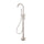 Profile III Floor Mounted Bath Filler with Mixer and Hand Shower, Brushed SS Nickel