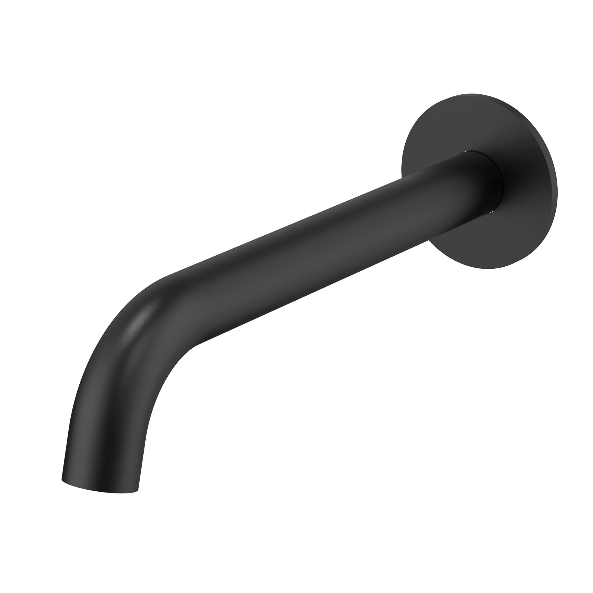 Profile III 220mm Basin/ Bath Wall Spout, Chromium Matte Black