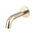 Profile III 150mm Basin/ Bath Wall Spout, PVD Brushed Brass Gold