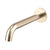 Profile III 220mm Basin/ Bath Wall Spout, PVD Brushed Brass (Gold)