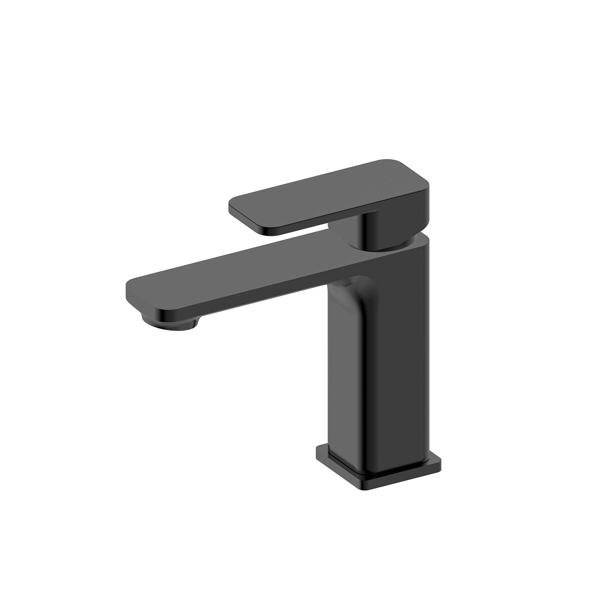 Kiki Short Basin Mixer, Matte Black