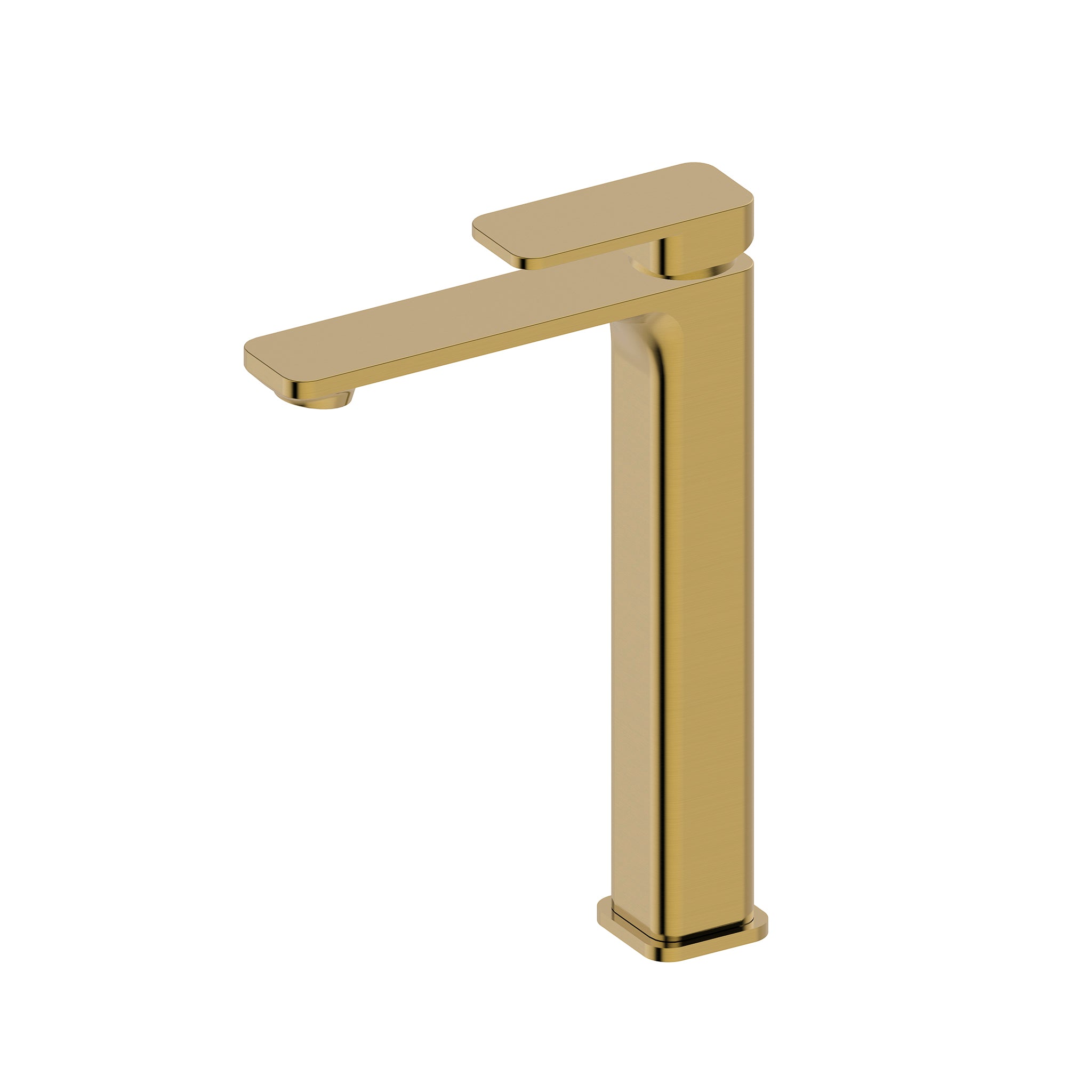 Kiki Tall Basin Mixer, PVD Brushed Brass (Gold)