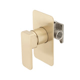 Kiki Shower/ Bath Wall Mixer, PVD Brushed Brass (Gold)