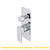 Kiki Shower/ Bath Wall Mixer with Diverter, Polished Chrome