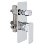 Kiki Shower/ Bath Wall Mixer with Diverter, Polished Chrome