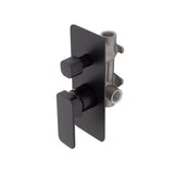 Kiki Shower/ Bath Wall Mixer with Diverter, Matte Black