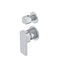 Kiki Shower/ Bath Wall Mixer with Diverter and Round Plates, Polished Chrome
