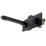 Kiki Wall Mounted Basin/ Bath Mixer with Spout, Matte Black