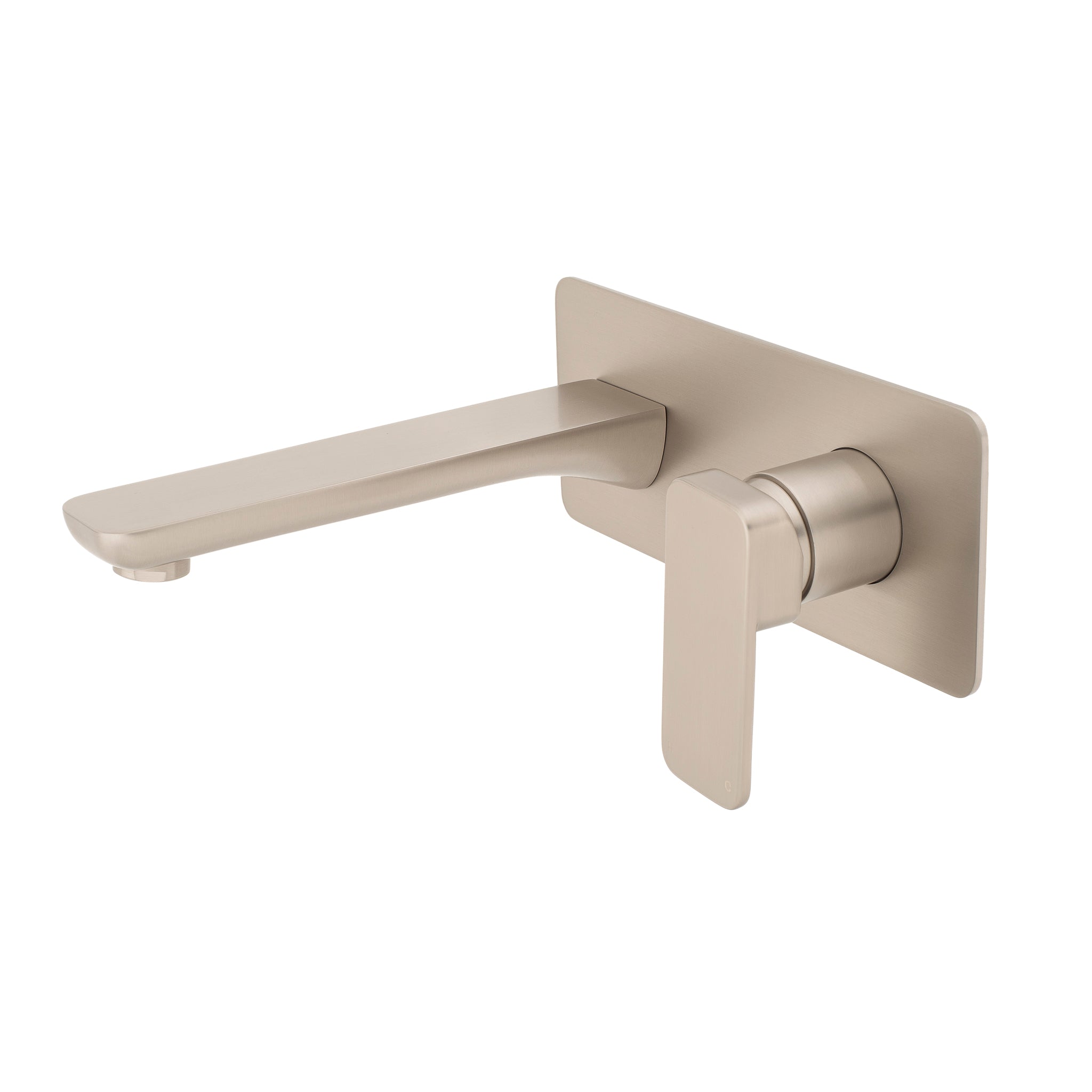 Kiki Wall Mounted Basin/ Bath Mixer with Spout, Brushed Nickel