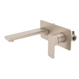 Kiki Wall Mounted Basin/ Bath Mixer with Spout, Brushed Nickel