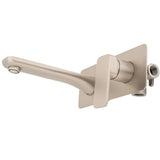 Kiki Wall Mounted Basin/ Bath Mixer with Spout, Brushed Nickel