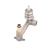 Jena Wall Mounted Basin/ Bath Mixer with Spout, Brushed Nickel