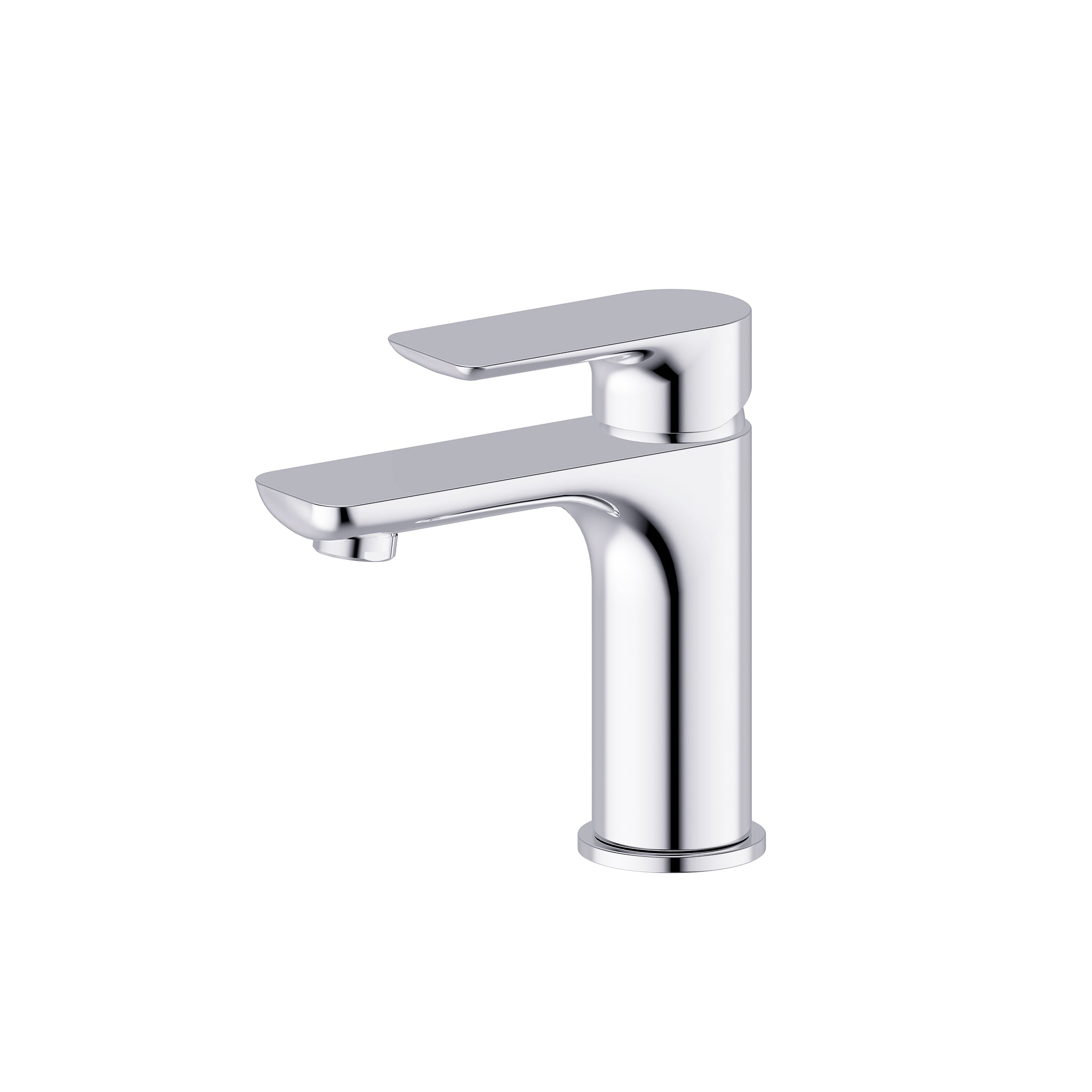 Jena Short Basin Mixer, Polished Chrome