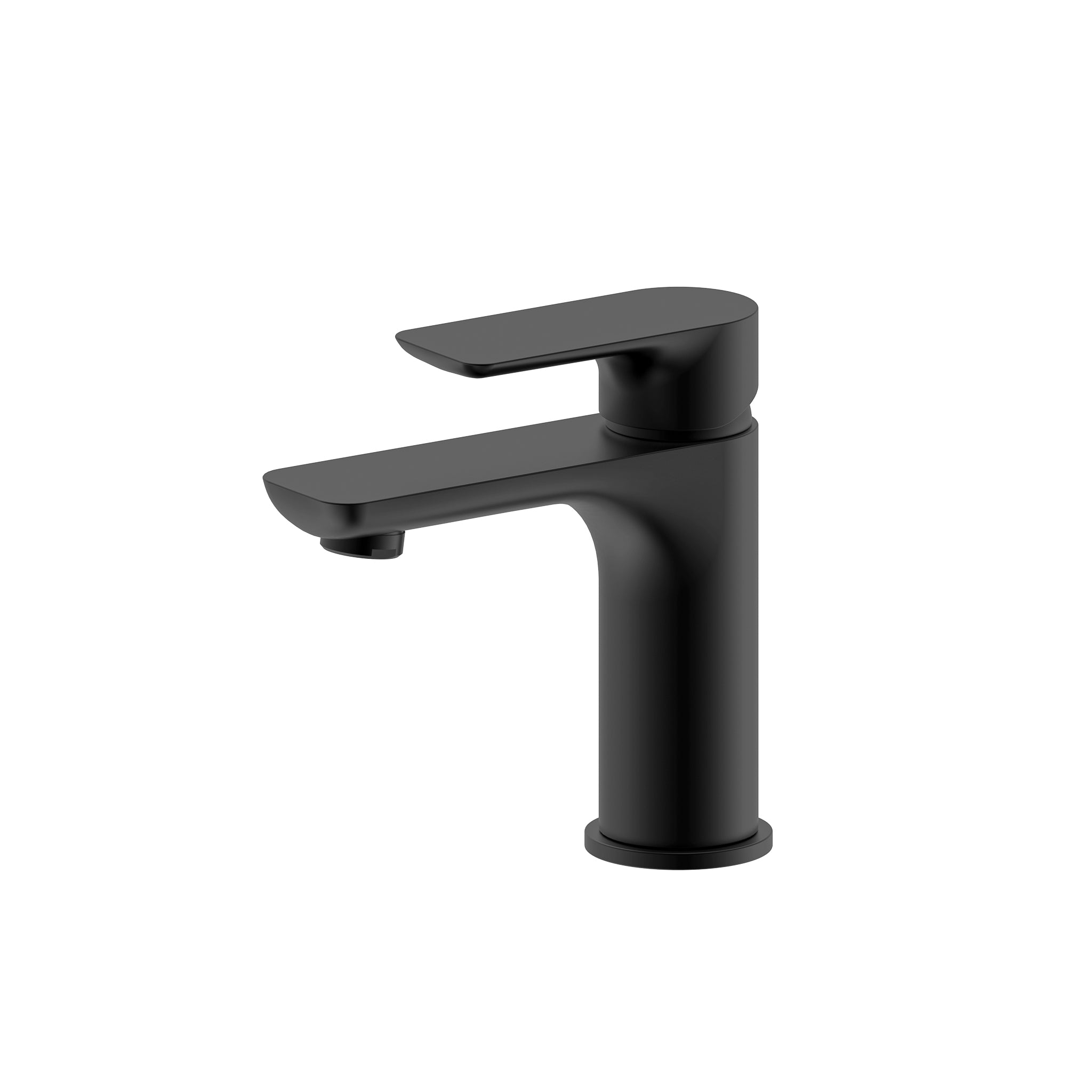 Jena Short Basin Mixer, Matte Black