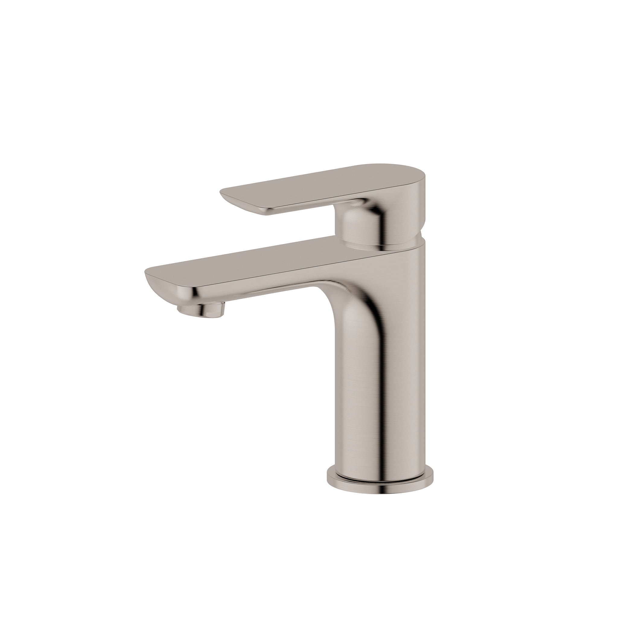 Jena Short Basin Mixer, Brushed Nickel