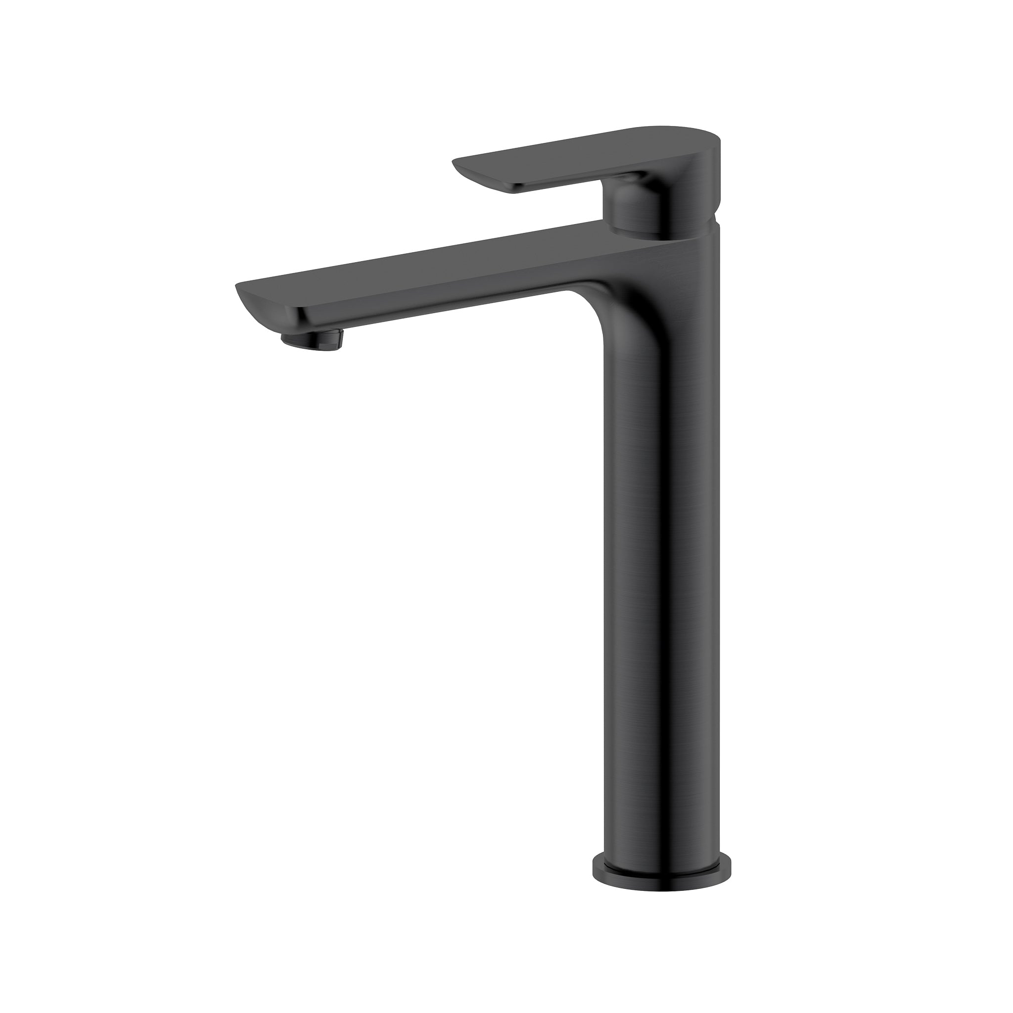 Jena Tall Basin Mixer, PVD Brushed Gunmetal