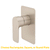 Jena Shower/ Bath Wall Mixer, Brushed Nickel