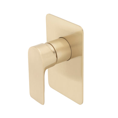 Jena Shower/ Bath Wall Mixer, PVD Brushed Brass (Gold)