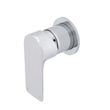 Jena Shower/ Bath Wall Mixer with Round Plates, Polished Chrome