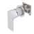 Jena Shower/ Bath Wall Mixer with Round Plates, Polished Chrome